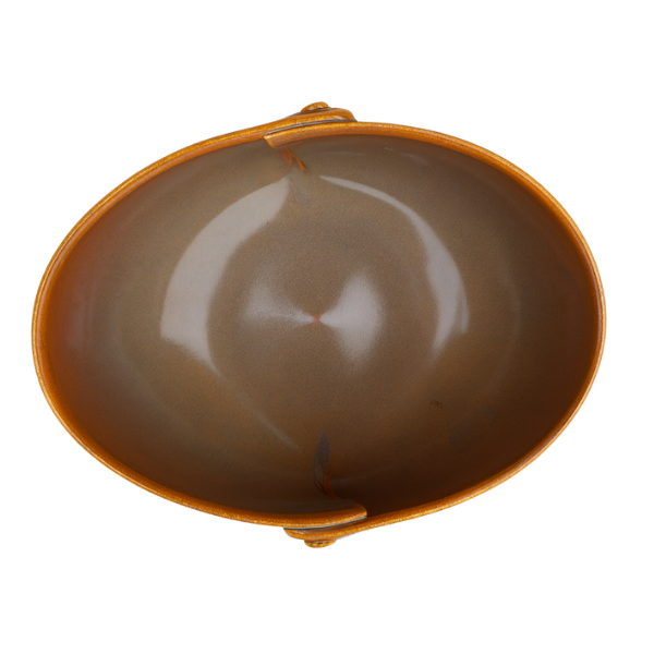 4-inch ceramic bowl with textured glazing – RNS Global Ceramics